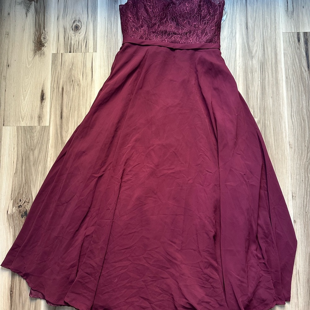 Azazie Cabernet Bridesmaid Dress